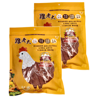 雞老大 狗零食 燻香薄切雞胸肉片 100%新鮮雞肉 低脂肪 超值包 犬專用, 245g, 2包