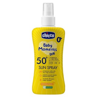 Chicco 寶貝嬰兒輕潤防曬噴液 SPF50+ UVA/UVB/紅外線防護, 150ml, 1瓶