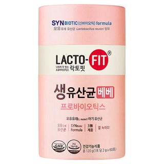 Chong Kun Dang 鍾根堂 LACTO-FIT 益生菌 幼兒款, 60包, 2g, 1罐
