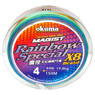 寶熊 OKUMA 編織線 魔徑MAGIST rainbow special MAGR4150, 彩虹色, 1個