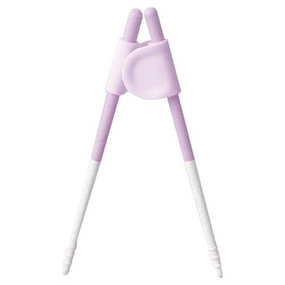 VIIDA Soufflé 抗菌學習筷套裝，附學習輔助器, 薰衣草紫, 1雙