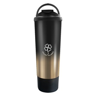 FUJI-GRACE 富士雅麗 陶瓷噴層手提保溫杯 加固手提杯蓋 防漏鎖蓋設計, 咖啡漸層, 900ml, 1個