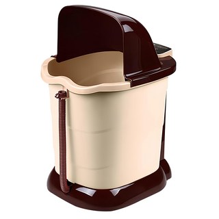 Ogula 小倉全自動加熱按摩泡腳桶 C008 (525 x 450 x 530mm 6.6kg) - 舒適足浴體驗, 棕色