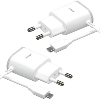 Yoichi C 型 2.1A 有線充電器電纜集成 1.2m 白色, 單品, 2件