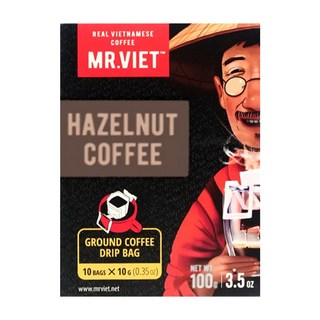 MR.VIET 榛果風味濾掛式咖啡 10g*10包/盒, 1盒