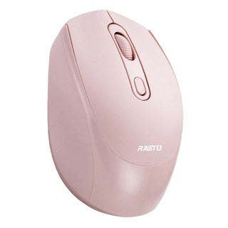 RASTO 超靜音無線滑鼠, RM10, 粉色