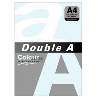 Double A 彩色影印紙 A4 80磅 500張/包, 1包