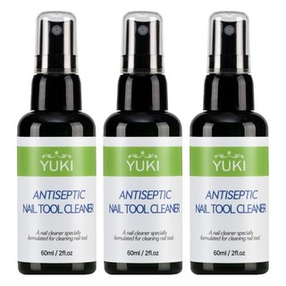 Yuki 防腐美甲工具清潔劑, 60ml, 3個
