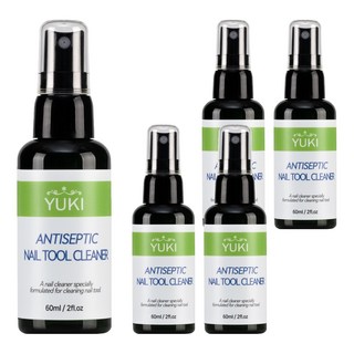 Yuki 防腐美甲工具清潔劑, 60ml, 5個