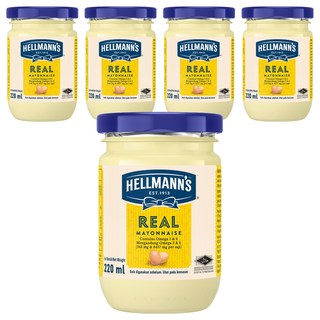 HELLMANN'S 美乃滋 經典原味, 220ml, 5罐
