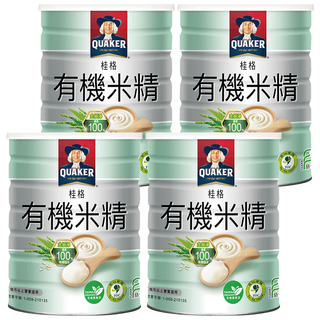 QUAKER 桂格 有機米精 4個月以上適用, 500g, 4罐