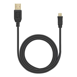 Cable USB 2.0傳輸線 A公-Micro 5Pin 銅線線芯設計+24K鍍金頭, 3m, USBAMC5PP03BK, 1條