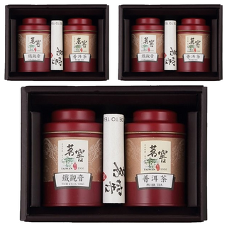 CAOLY TEA 茗窖茶莊 好事成雙茶葉禮盒, 鐵觀音20g + 普洱茶20g, 3盒