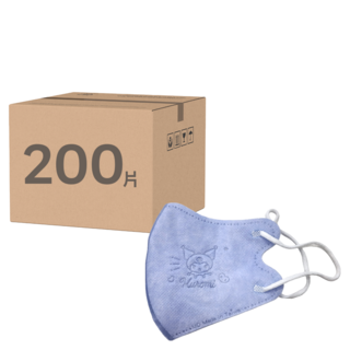 ataraxis 興安 3D鋼印 幼童醫用口罩 未滅菌, 庫洛米 顏色隨機, 50片, 4盒