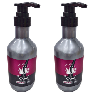 菲那絲 控油蓬鬆健髮洗髮精 400ml 植物萃雙有機 鞏固健康髮力, 2瓶