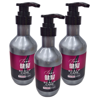 菲那絲 控油蓬鬆健髮洗髮精 400ml 植物萃雙有機 鞏固健康髮力, 3瓶