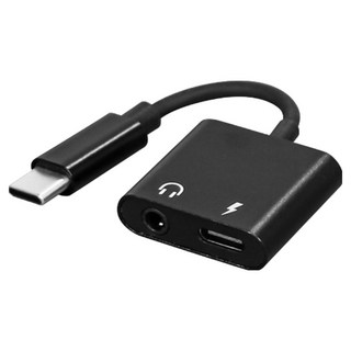 Kinyo Type-C 轉 3.5mm + Type-C 轉接線 28 x 8 x 102mm 8g, CB-351, 1盒