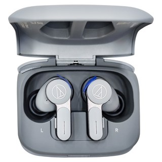 audio-technica 鐵三角 無線耳機 藍牙耳機 原廠保固, ATH-TWX7, 灰色
