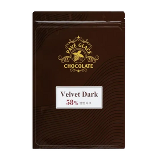 파베글라스 벨벳 다크 58% 커버춰 리얼 초콜릿, 1개, 400g
