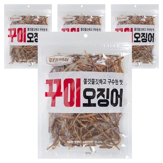 魷魚條, 200g, 4包