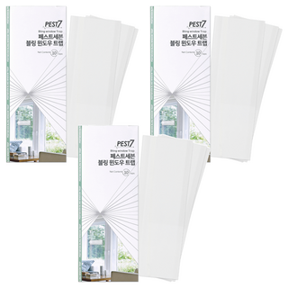 페스트세븐 블링 윈도우 끈끈이 트랩 10p, 80g, 3개