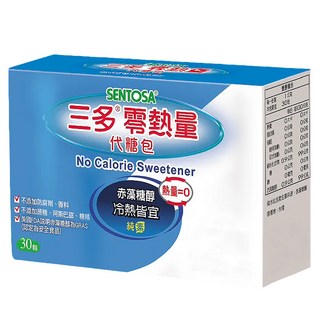 SENTOSA 三多 零熱量代糖包 30包入 赤藻糖醇, 30g, 1盒