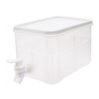 KOKUBO 小久保 冰箱冷水壺 日本製, 白色 + 透明色, 3L, 1個