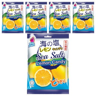 Big Foot 海鹽檸檬糖, 150g, 5袋