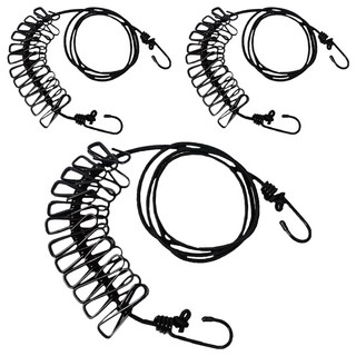 小麥購物 彈力曬衣繩 Y973 175g, 3條, 顏色隨機