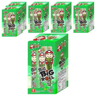 TAOKAENOI CRISPY SEAWEED ORIGINAL 小老板海苔棒棒捲 原味, 27g, 6盒