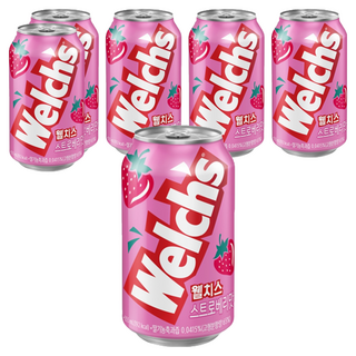 韋爾奇草莓汽水, 355ml, 6入