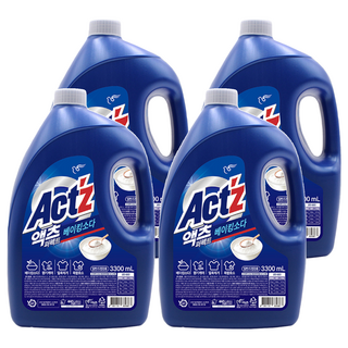 Act'z 小蘇打粉洗衣精 清新薄荷香, 3.3L, 4瓶