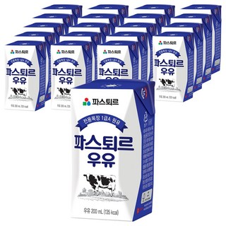 Pasteur 私人農場牛奶, 200ml, 20個