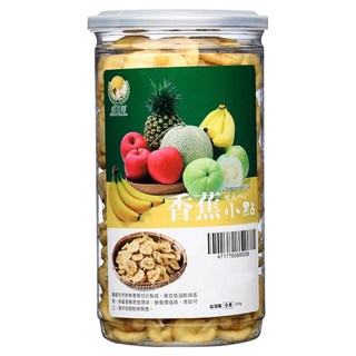 Global Garden 盛花園 香蕉脆片小點, 210g, 1罐