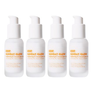 frankly Sunday Glow 1秒煥顏菸鹼醯胺精華, 4瓶, 37ml