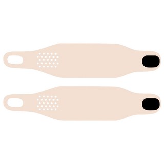 QIDINA 彈力包覆加壓親膚手腕支撐護腕 A, 橘膚色, 36 x 8.5cm, 1雙