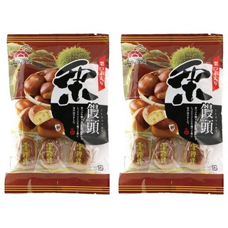 拉曼栗子饅頭 8顆入 (120g x 2袋) 日本傳統風味點心