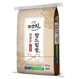 미소진 맛좋은 참드림쌀, 상등급, 10kg, 1개