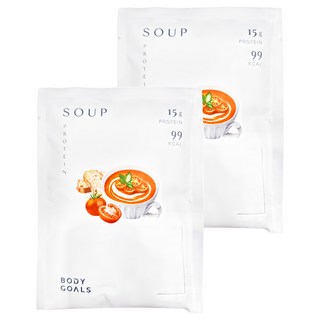 BODY GOALS 高纖營養輕食餐 羅宋番茄 15g 蛋白質 18 種維生素和礦物質 低於100大卡, 29g, 2包