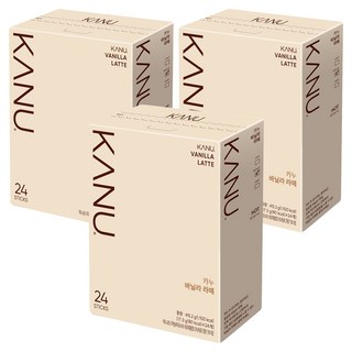 카누 바닐라 라떼 커피믹스, 17.3g, 24개입, 3개