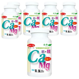good Life 得意人生 天然海藻鈣 + D3 + 鎂, 60顆, 6瓶