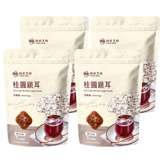 糖鼎 黑糖磚 桂圓銀耳, 30g, 7顆, 4包