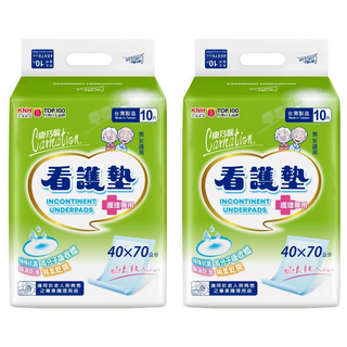 康乃馨 成人看護墊 護理專用, 40 x 70cm, 10片, 2包