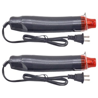 手持迷你熱風槍 一鍵啟動開關設計 90°旋轉安全放置在桌面, 2個