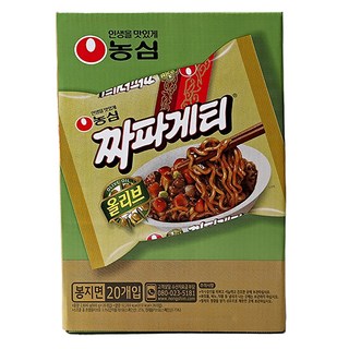 농심 짜파게티 140g, 20개