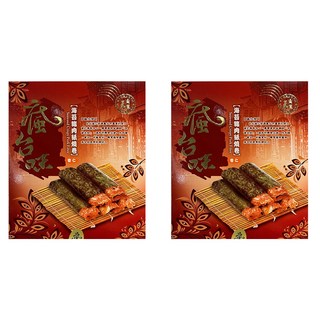 瘋台味 海苔豬肉紙燒卷 杏仁 迪化街名產, 60g, 2盒