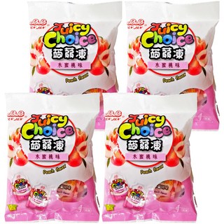 晶晶 白桃風味蒟蒻凍 Juicy Choice, 168g, 4袋
