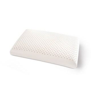 LoveCity 寢城之戀 100%天然乳膠 防蹣抗菌 人體工學乳膠枕, 彈力平面型, 65 x 40cm, 1個