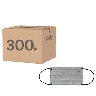 JUN 郡昱 成人平面滿版醫療口罩, 威瑪灰色, 50片, 6盒