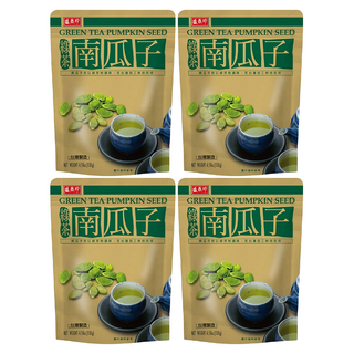 盛香珍 綠茶南瓜子, 130g, 4包